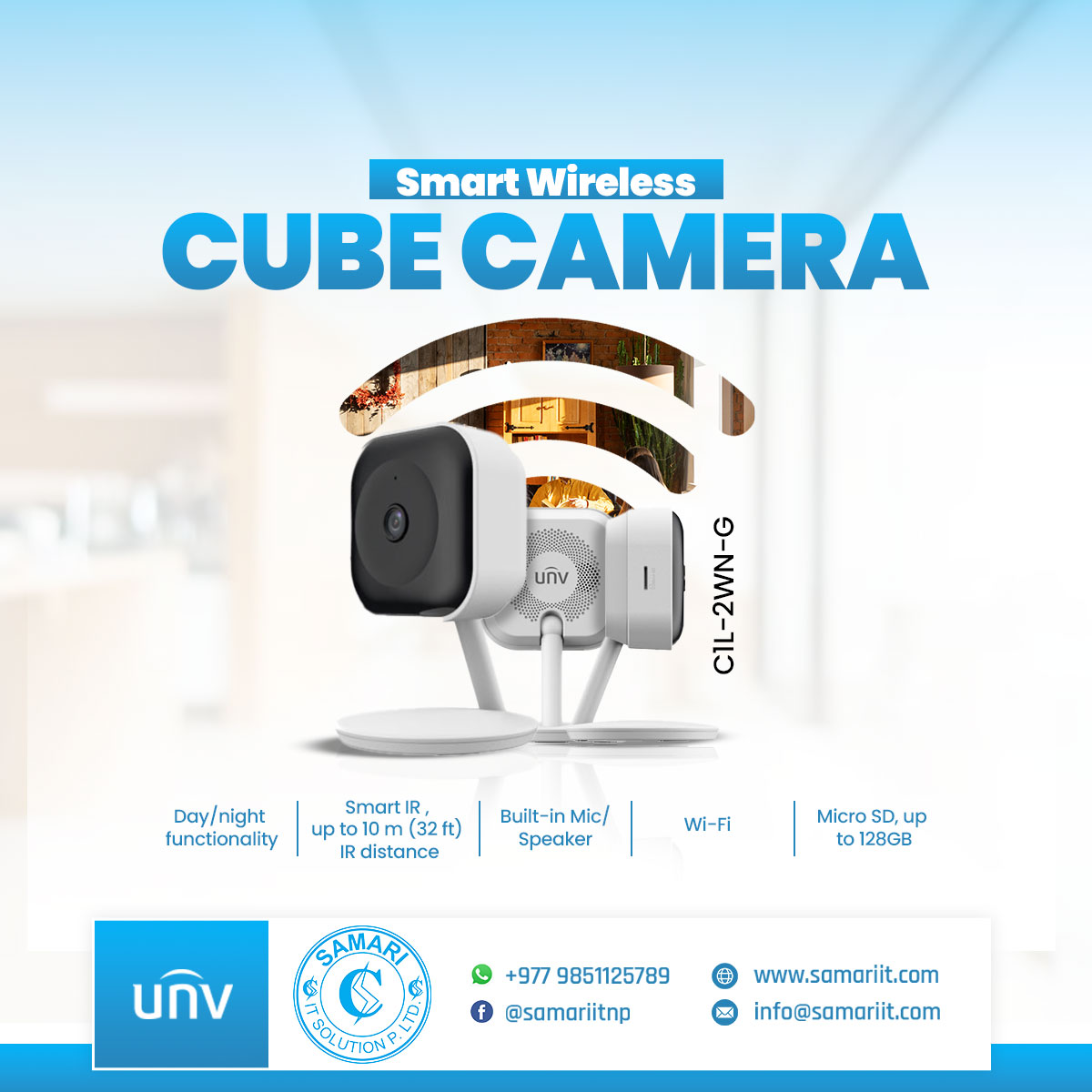 Smart Wireless Cube Camera