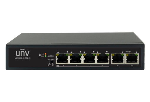 NSW2020-6T-POE-IN | UNV 4PoE+2Port Switch